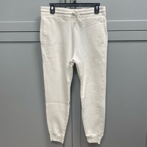 Hollister Men’s White Joggers – Size Small